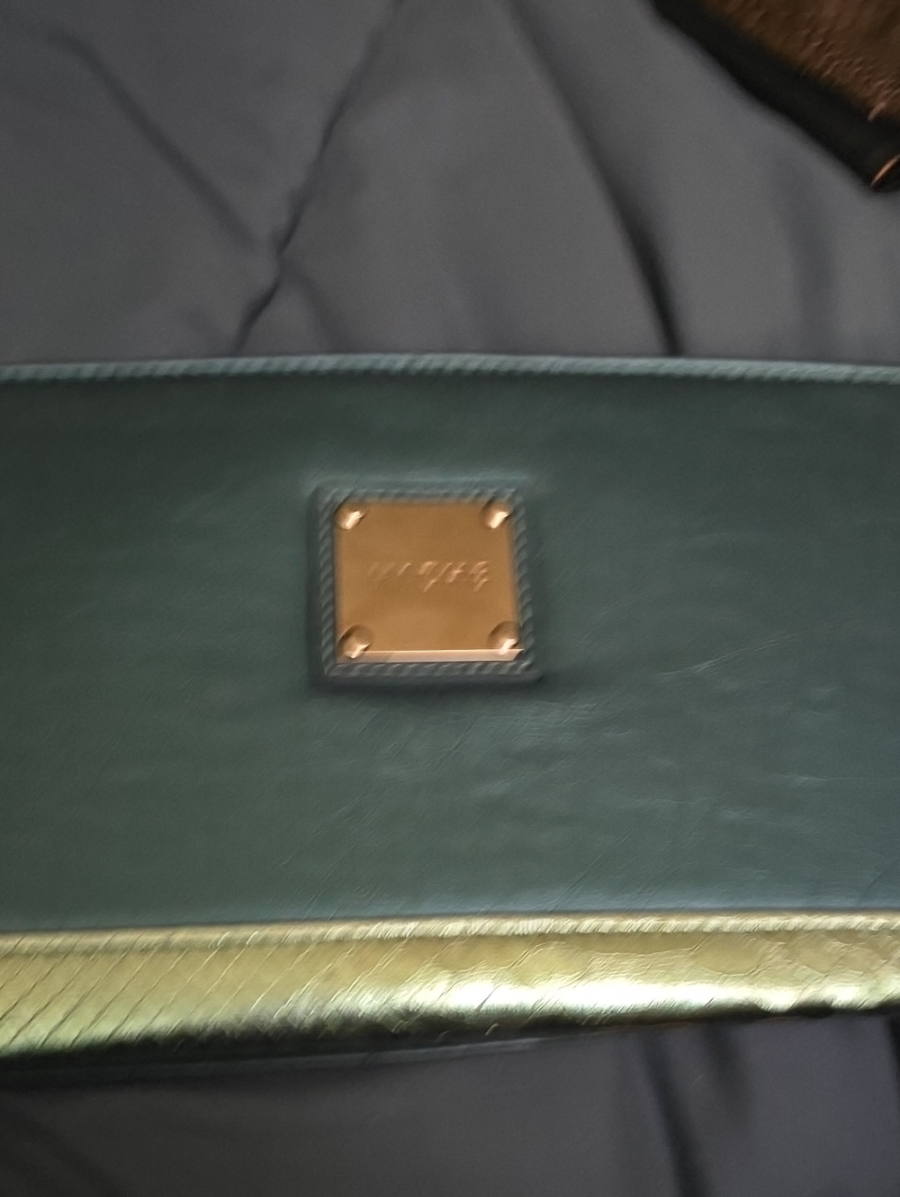 MICHE Green Metallic Purse Cover
